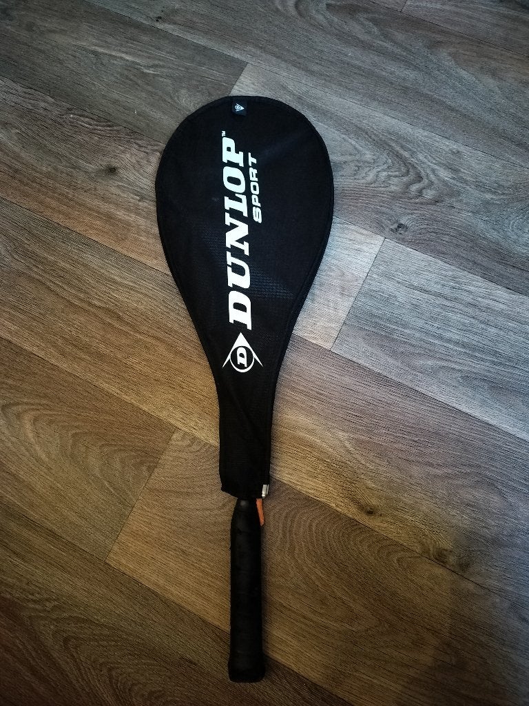 Squash raket, Ophalen of Verzenden, Gebruikt, Racket, Met hoes