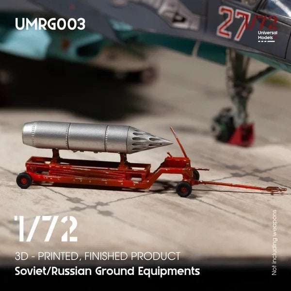 1/72 Universal Models UMRG003 | Russian weapon loader cart, Verzamelen, Ophalen, Schaalmodel, Zo goed als nieuw, Diecastdiorama