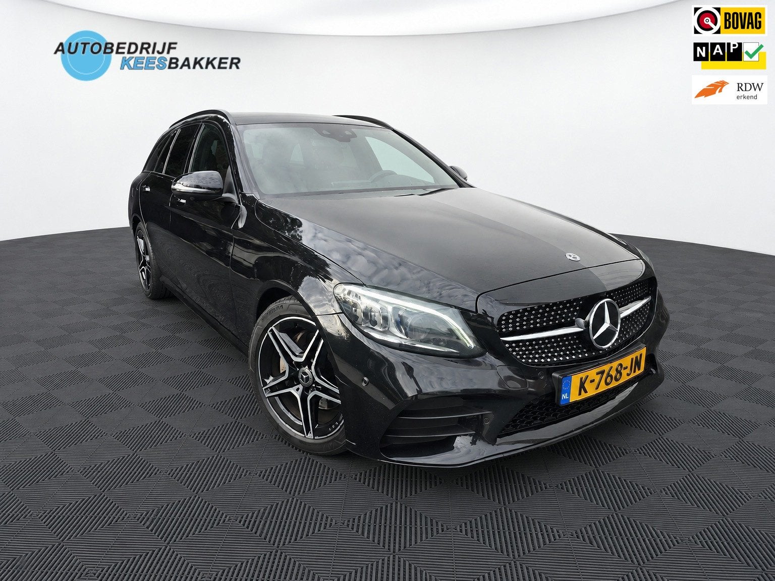 Mercedes-Benz C-klasse Estate 180 Business Solution AMG / 36, Auto's, Automaat, Euro 6, Zwart, Verwarmde buitenspiegels