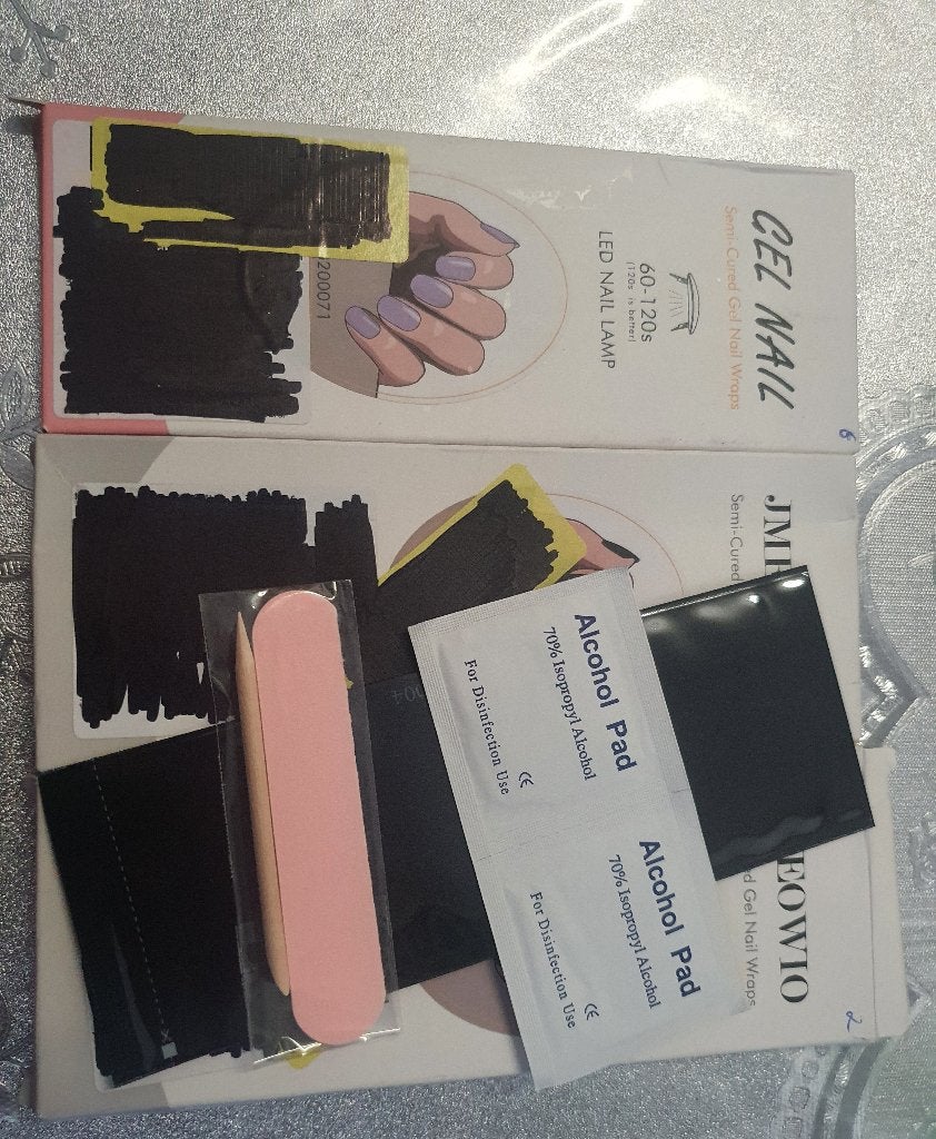 Nieuwe Semi-Cured Gel Nail Wrap Starterset (3 doosjes), Overige kleuren, Nieuw, Ophalen of Verzenden, Handen en Nagels