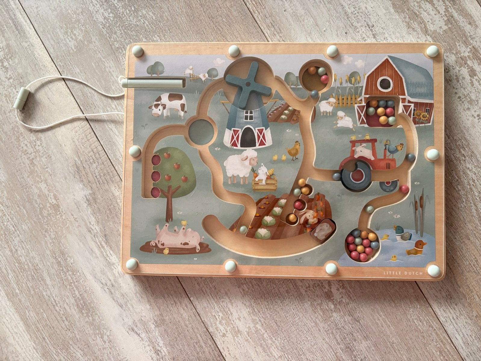 Little Dutch Magneetbord Boerderij - Compleet en Netjes, Ophalen, Zo goed als nieuw, Overige typen