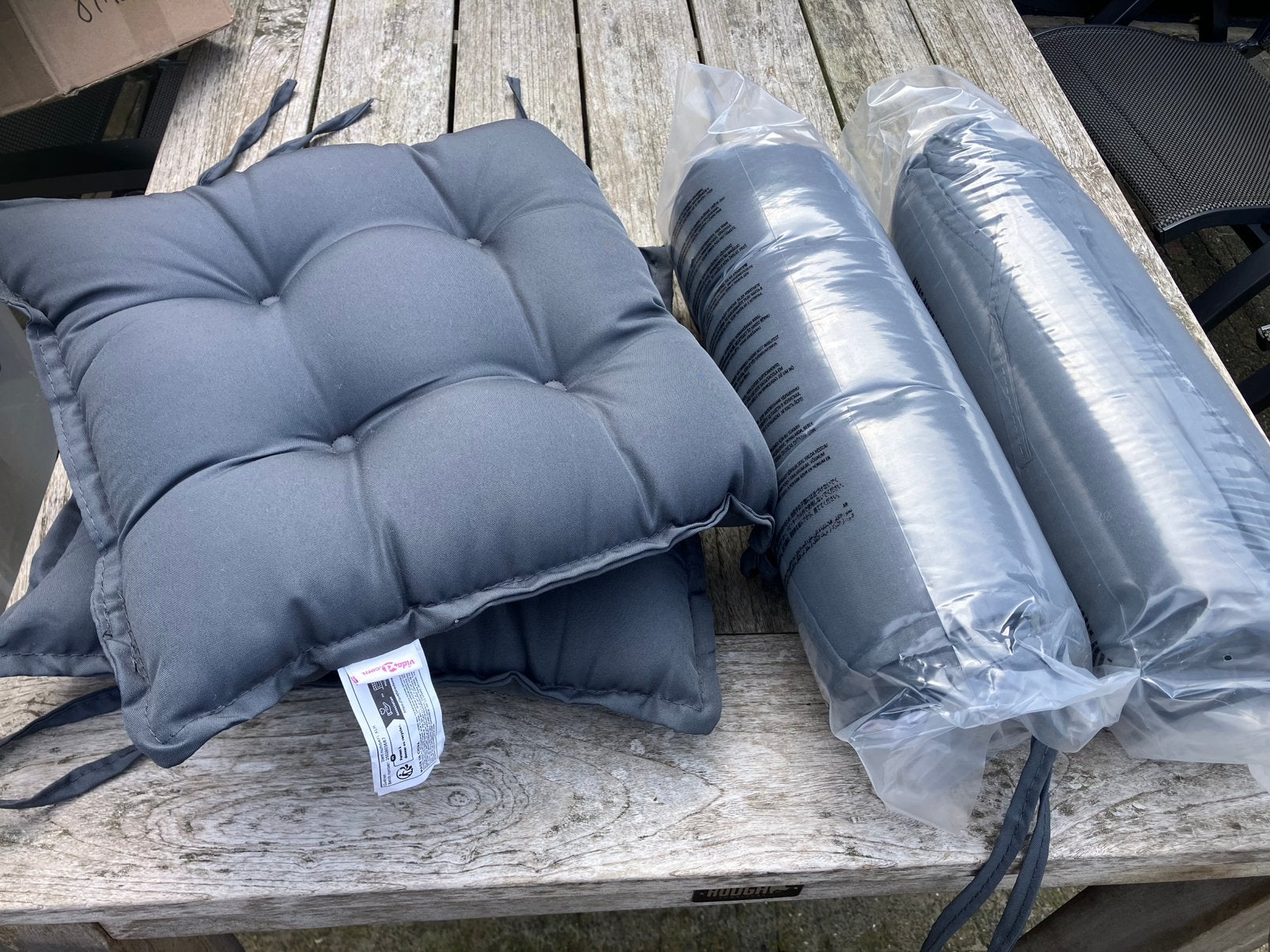 Te koop 6 bistro kussens vida XL, Ophalen, Zo goed als nieuw