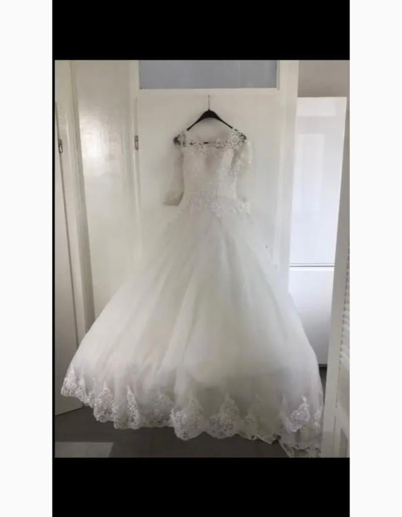 Prachtig trouwjurk bruidsjurk gelinlik TE KOOP OF TE HUUR, Ophalen of Verzenden, Zo goed als nieuw, Overige kleuren, Trouwjurk