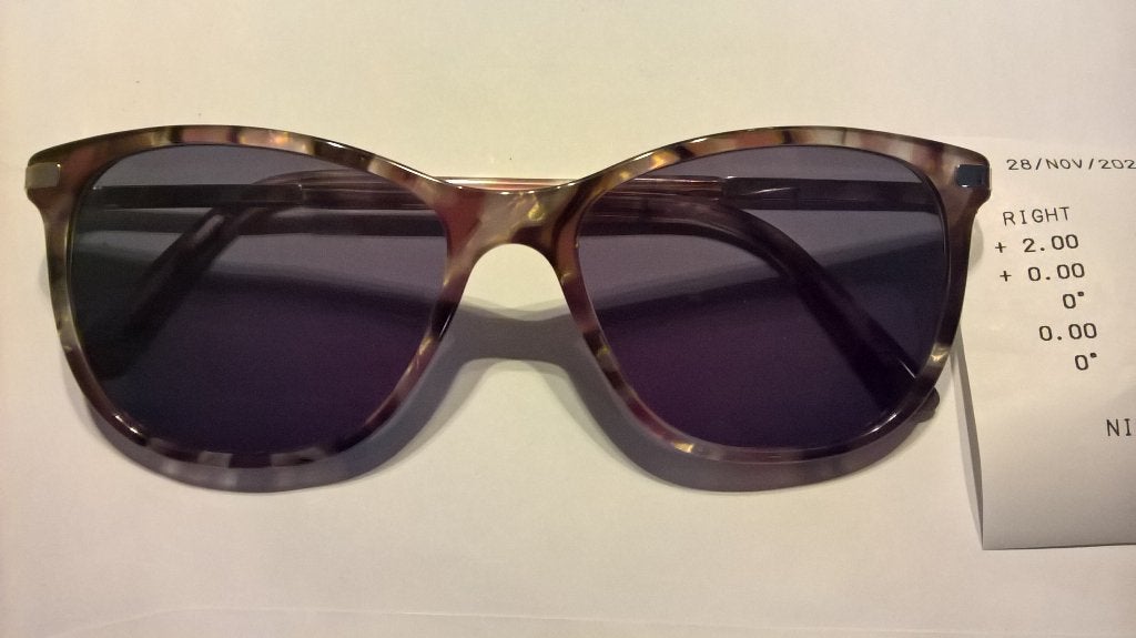 2x zonnebril-leesbril op sterkte v. opticien , niet gedragen, Overige merken, Nieuw, Ophalen of Verzenden, Overige kleuren
