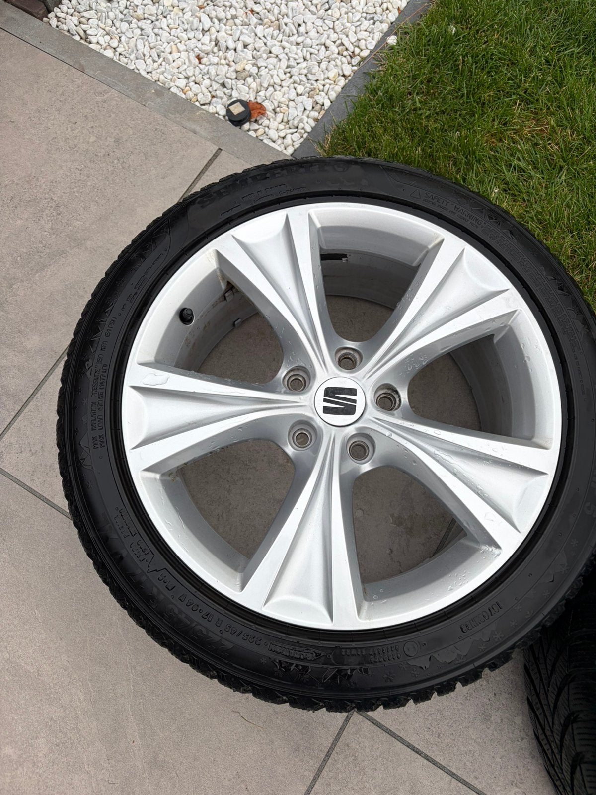 Seat leon ateca ibiza orginele velgenset winterbanden, Auto-onderdelen, Banden en Velgen, Ophalen, Gebruikt, Banden en Velgen
