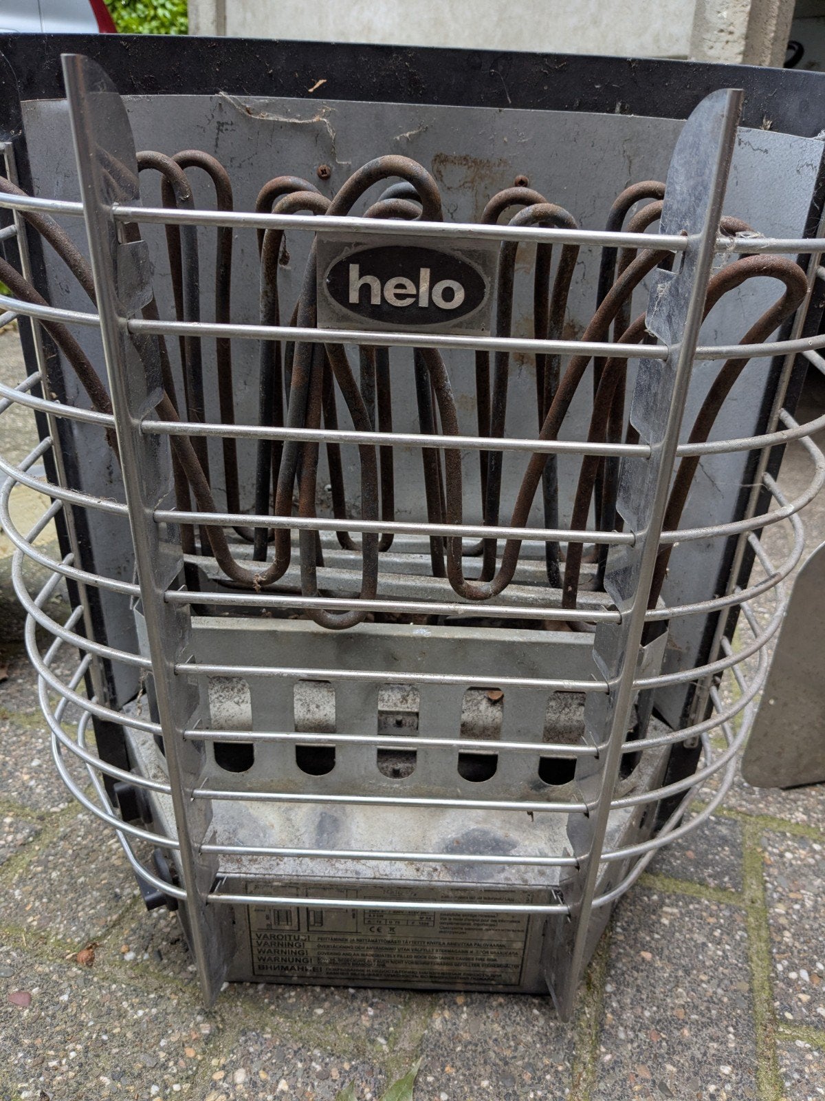 Helo Ring Wall 60 6kW zgan saunakachel, Sport en Fitness, Ophalen, Zo goed als nieuw, Fins of Traditioneel, Onderdelen