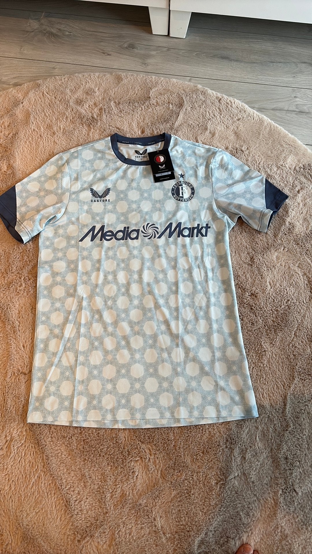 Feyenoord Rotterdam aaay pre match maat S Nieuw, Ophalen of Verzenden, Nieuw, Feyenoord, Shirt