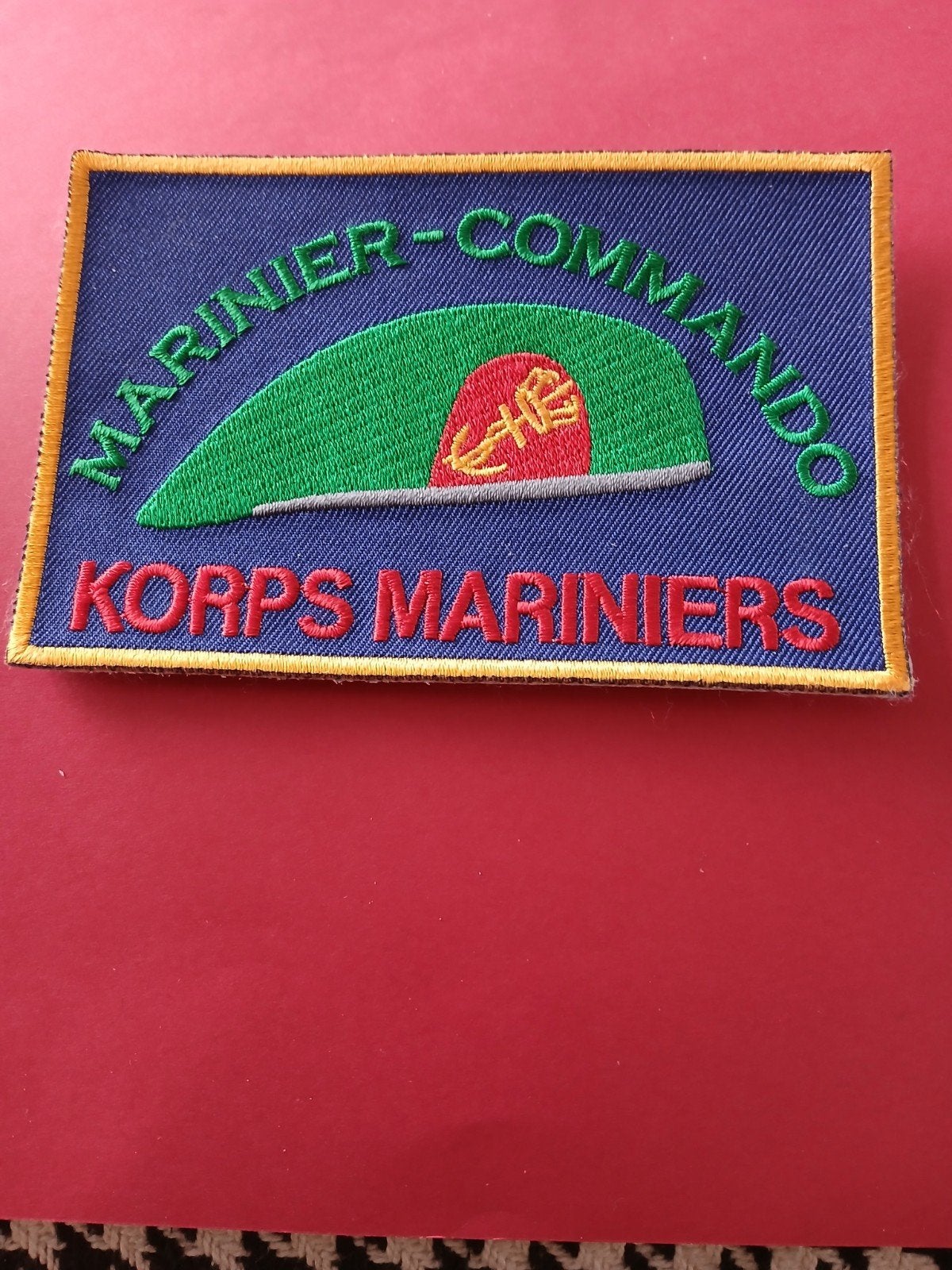 Korps Mariniers Marinier-Commando Embleem, Verzenden, Marine, Nederland, Embleem of Badge