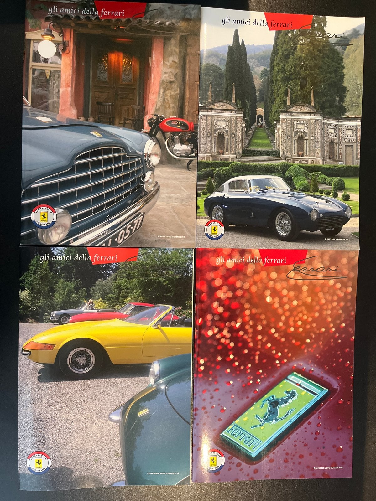 Gli Amici Della Ferrari - 4 magazines uit 2006, Ophalen of Verzenden, Gelezen, Ferrari