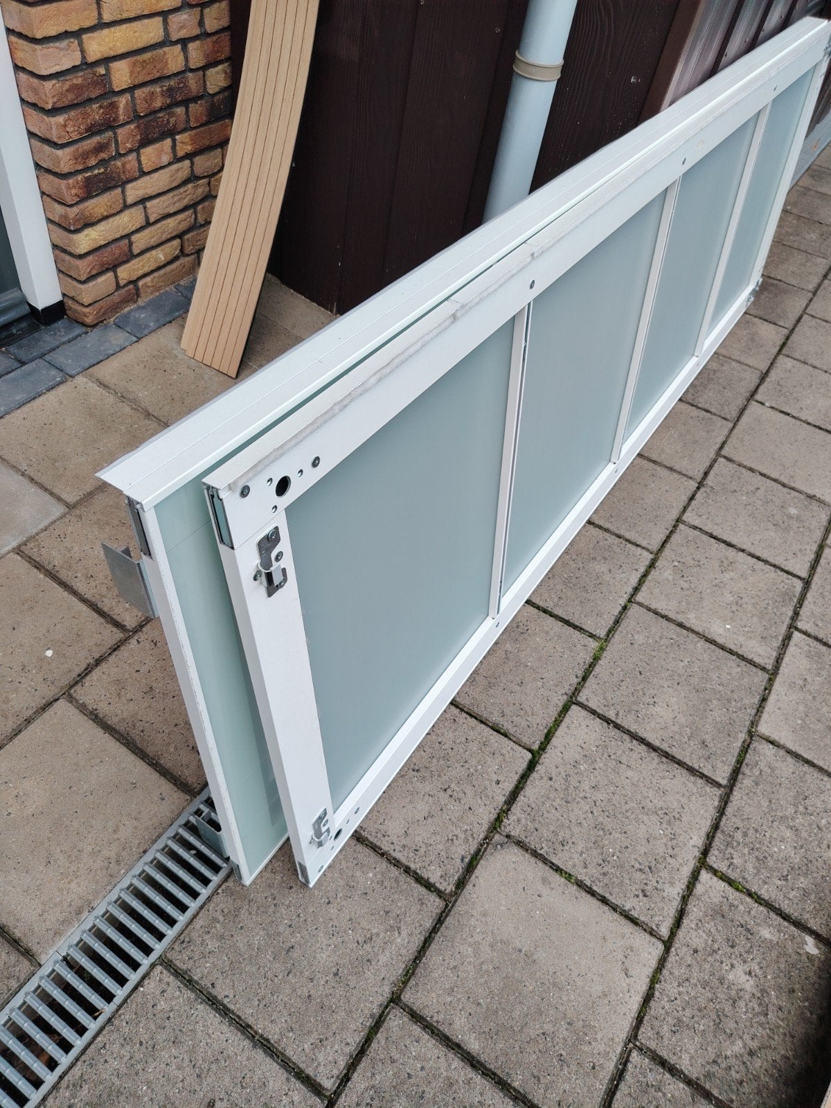 glazen kast deur, 150 tot 300 cm, Ophalen of Verzenden, Minder dan 250 cm