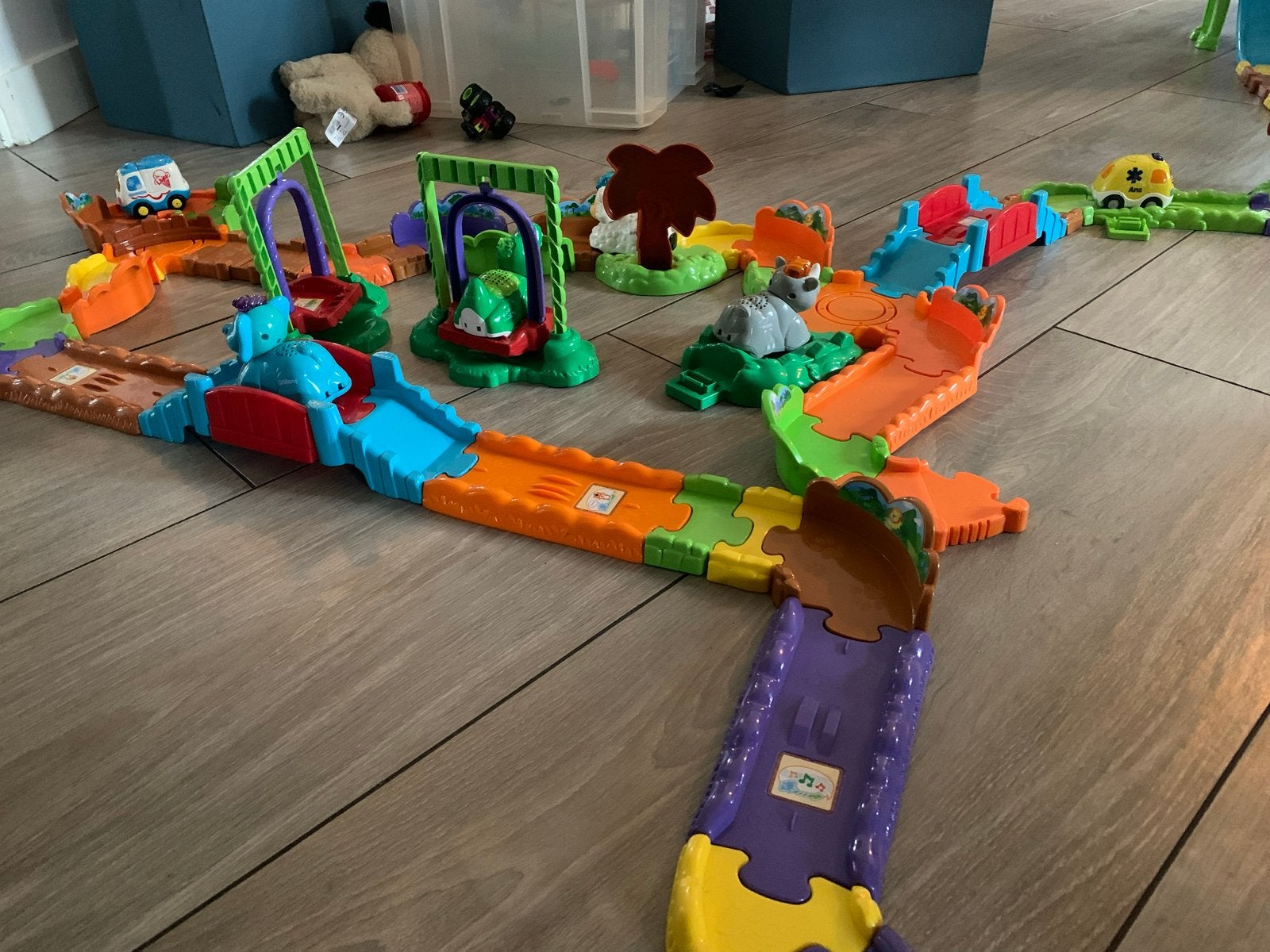 VTech Zoef Zoef Dieren speelset met geluid en licht, Ophalen of Verzenden, Gebruikt, Overige typen, Met licht