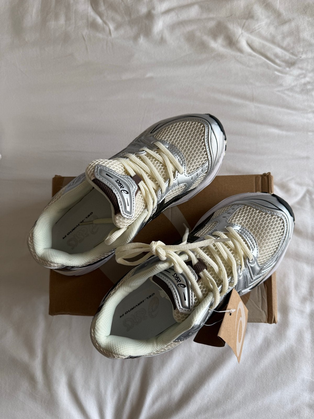 ASICS GEL-Kayano 14 Sneakers - Maat 40, Ophalen of Verzenden, Zo goed als nieuw, Wit, Sneakers of Gympen