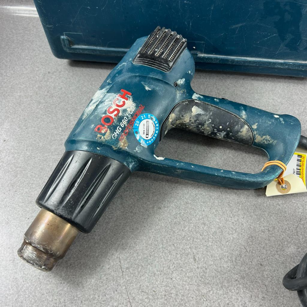 Bosch GHG 660 LCD Hete lucht pistool | in koffer | 407907, Ophalen of Verzenden, Gebruikt, Overige typen