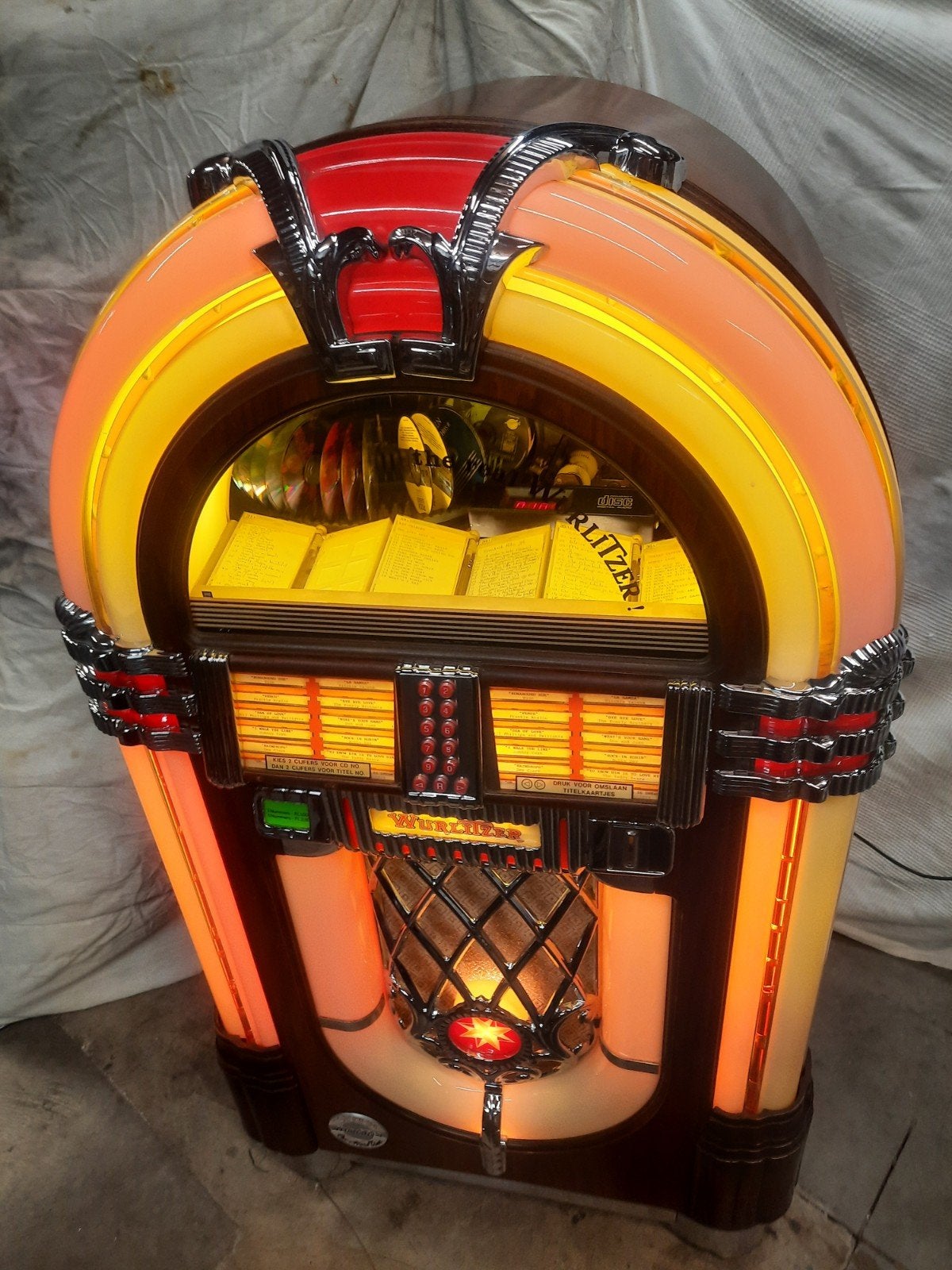 jukebox wurlitzer omt  50. cd, Ophalen, Zo goed als nieuw, 1970 tot heden, Wurlitzer