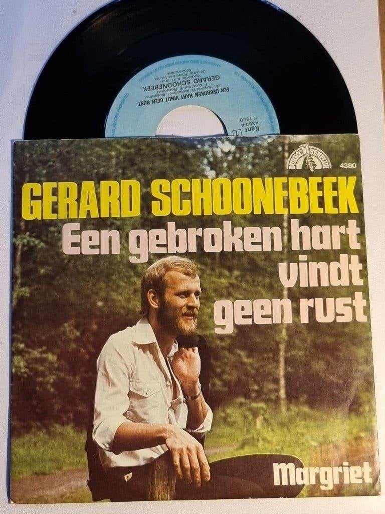 single Gerard Schoonebeek EEN GEBROKEN HART.....UIT 1980, 7 inch, Ophalen of Verzenden, Zo goed als nieuw, Nederlandstalig
