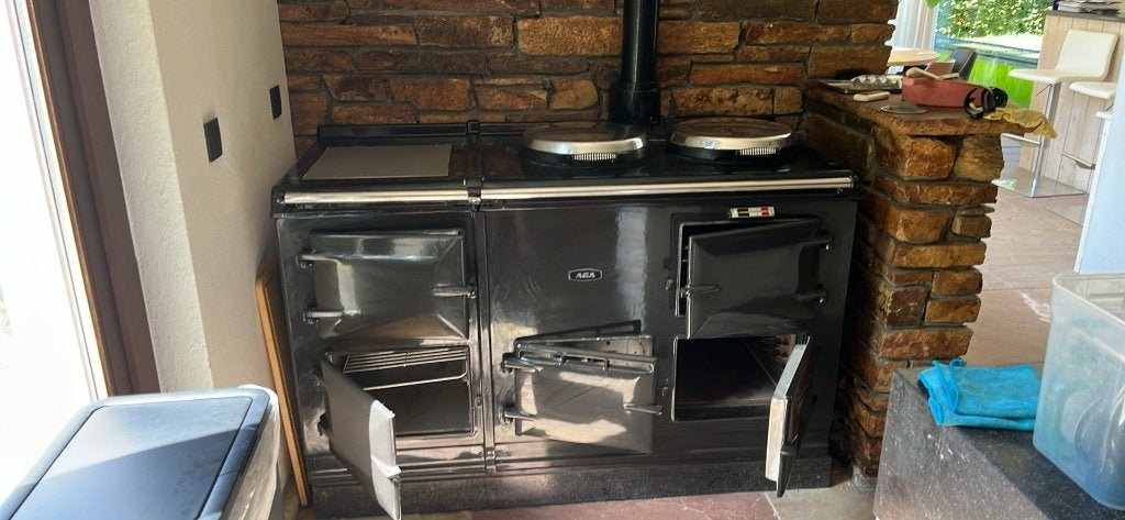 AGA fornuis, Ophalen, Gebruikt, 60 cm of meer, 4 kookzones