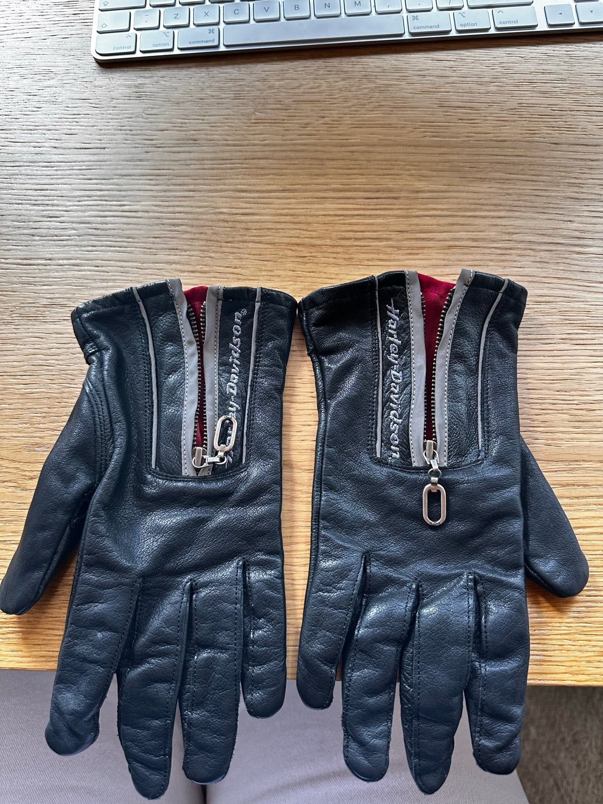 Harley-Davidson Leren Handschoenen Maat M, Ophalen of Verzenden, Tweedehands, Dames, Handschoenen