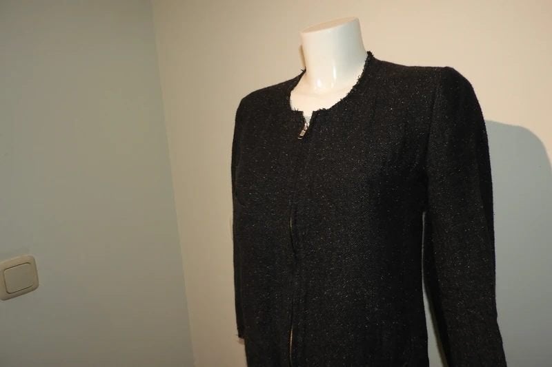 Etoile Isabel Marant vest jasje mooie gemelleerde stof M, Maat 38/40 (M), Verzenden, Zo goed als nieuw, Grijs