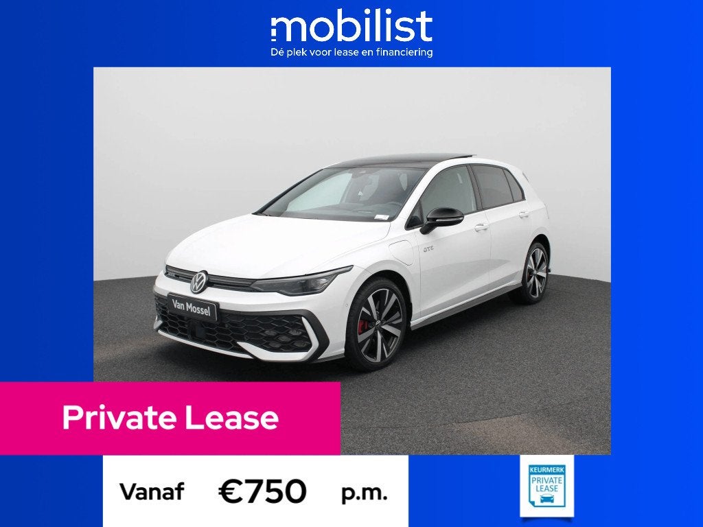 Volkswagen Golf 1.5 eHybrid GTE 272 PK (bj 2024, automaat), 4 cilinders, 250 km/l, Wit, Plug-in hybride