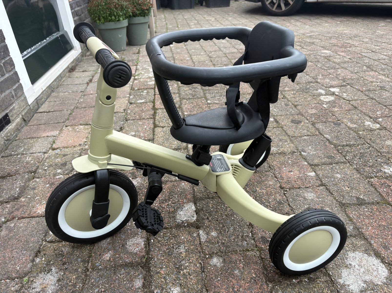 Topmark 4 in 1 driewieler, Fietsen en Brommers, Ophalen, Zo goed als nieuw, Duwstang