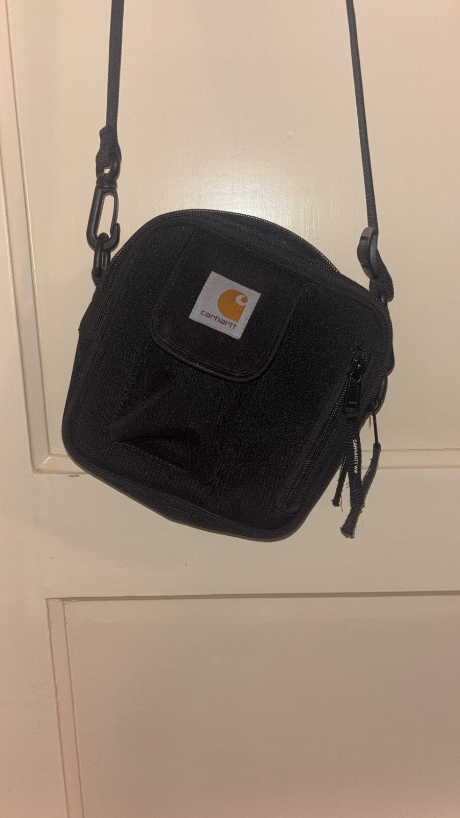 Carhartt schoudertas - Goede staat, Sieraden, Tassen en Uiterlijk, Tassen | Schoudertassen, Ophalen, Gebruikt, Zwart, Overige merken