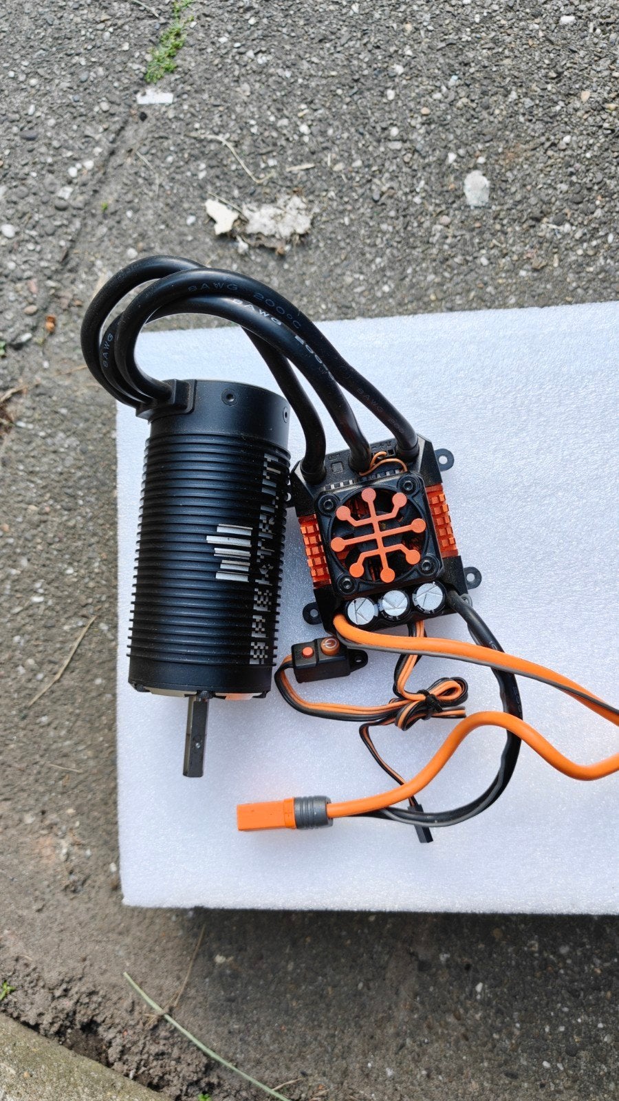 Spectrum 8s Combo Borstelloze Motor en ESC, Elektro, Ophalen of Verzenden, Zo goed als nieuw, Onderdeel