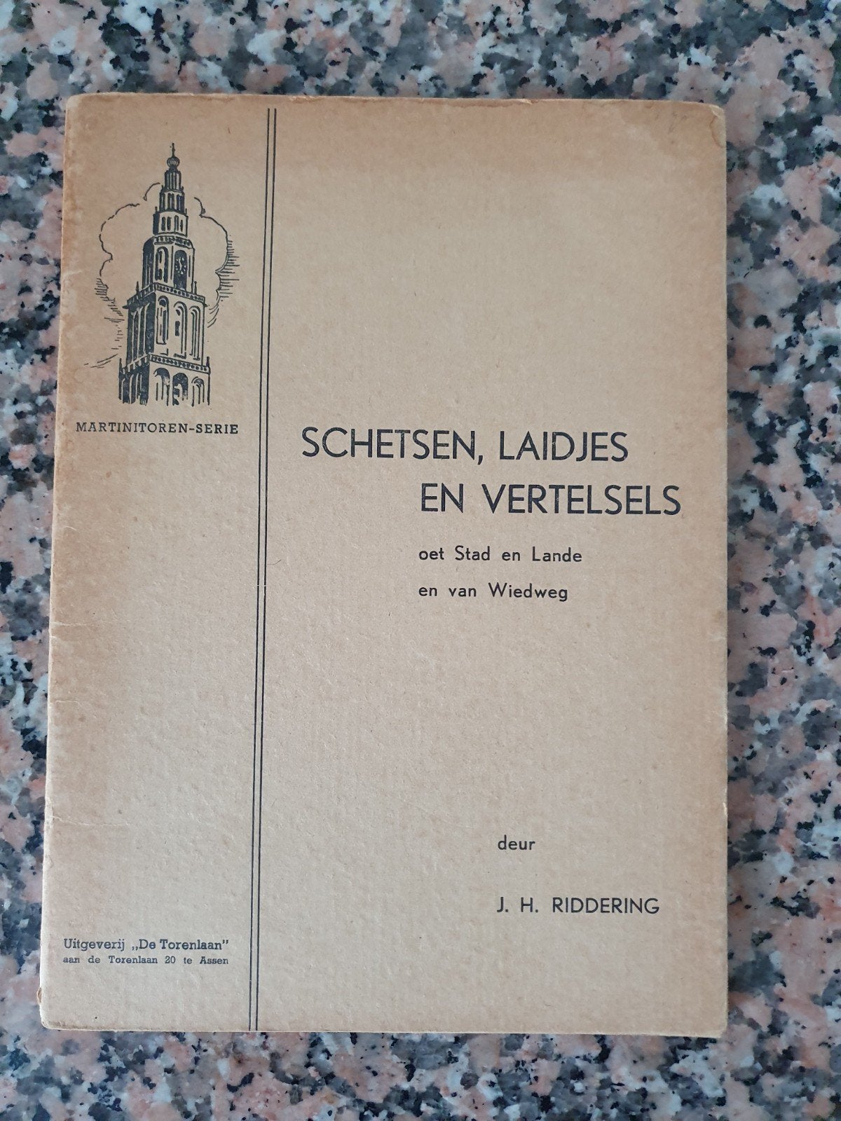 Groningen: Schetsen, Laidjes en Vertelsels - J.H. Riddering, Ophalen of Verzenden, Gelezen, J. H. Riddering, Nederland
