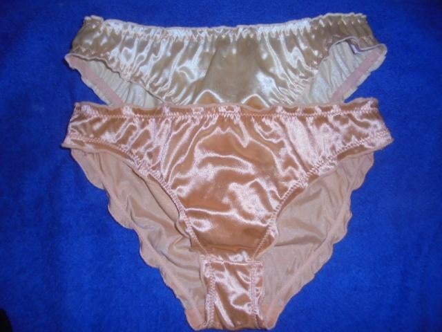 2 satijn slipjes, Kleding | Dames, Ondergoed en Lingerie, Verzenden, Overige kleuren, Slip