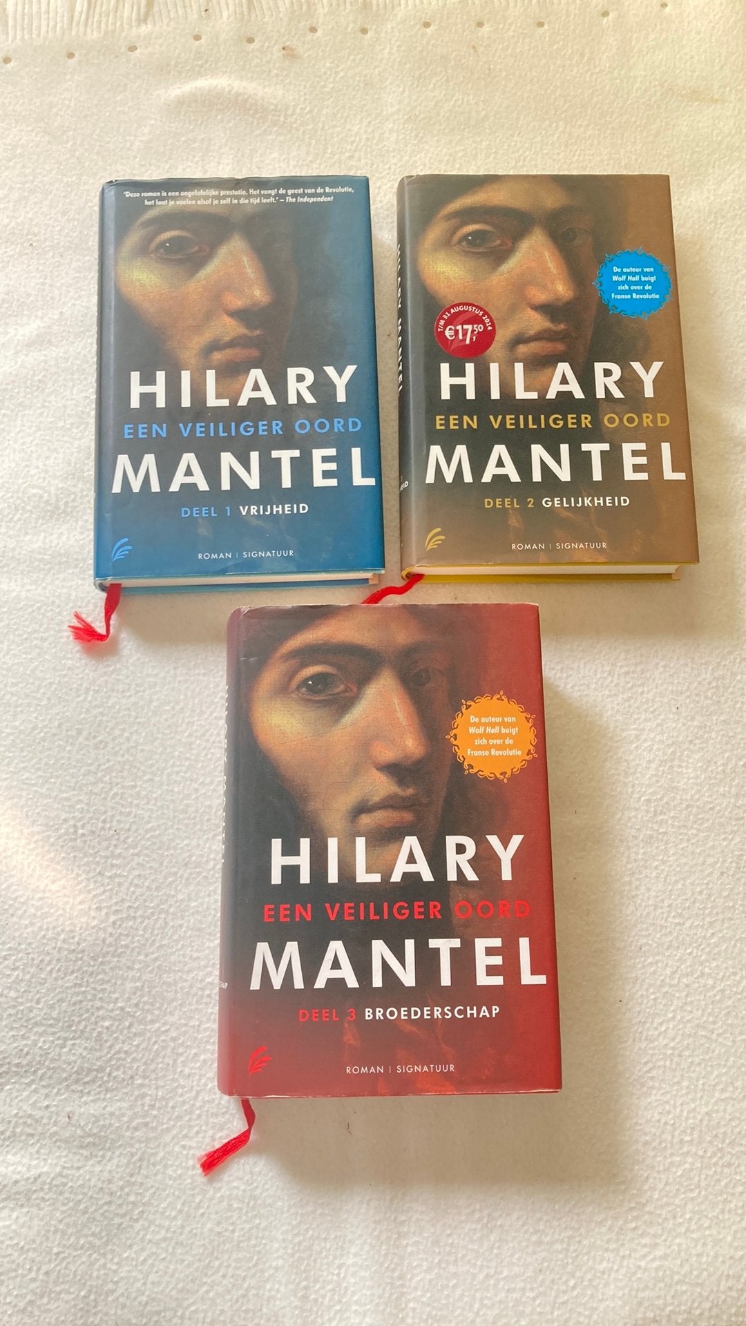 Hilary Mantel. Vrijheid/Gelijkheid/Broederschap. 3 dln.Prima, Ophalen of Verzenden, Zo goed als nieuw, Europa overig