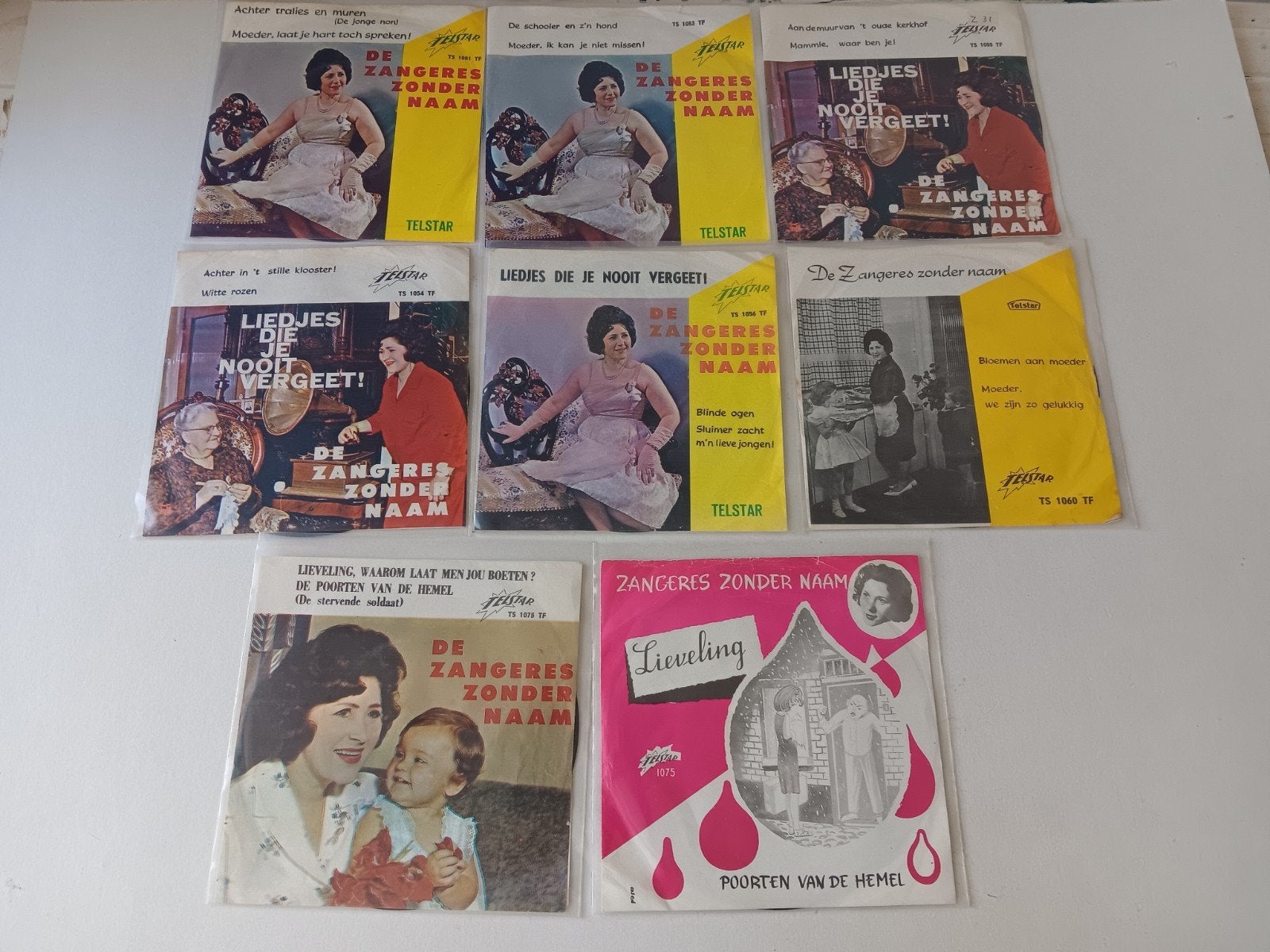 telstar singles z.z.n. 1000 serie, Ophalen of Verzenden, Gebruikt, Overige formaten, Levenslied of Smartlap