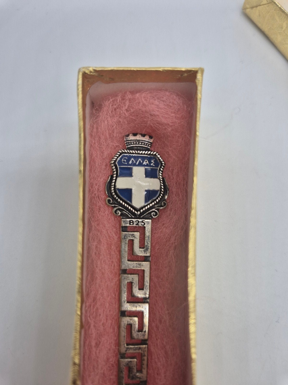 Zilveren 800 Souvenir Lepel Athene Griekenland incl. doosje, Verzenden
