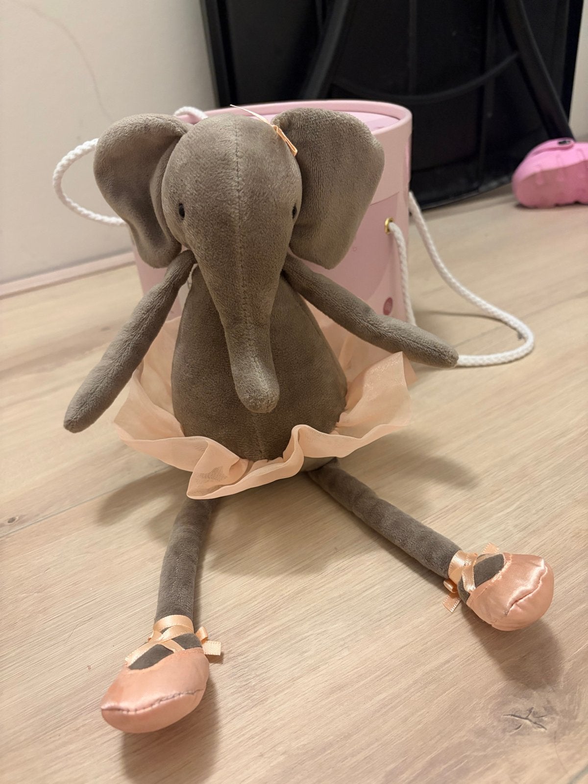 Jellycat Ballerina Olifant Knuffel, Ophalen, Jellycat, Grijs, Zo goed als nieuw