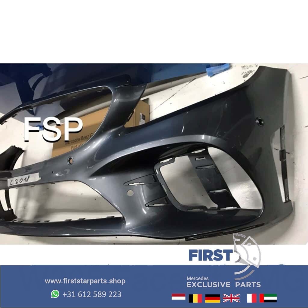 W205 Facelift AMG voorbumper Mercedes C Klasse 2019-2020 gri, Auto-onderdelen, Gebruikt, -, Voor, Ophalen of Verzenden