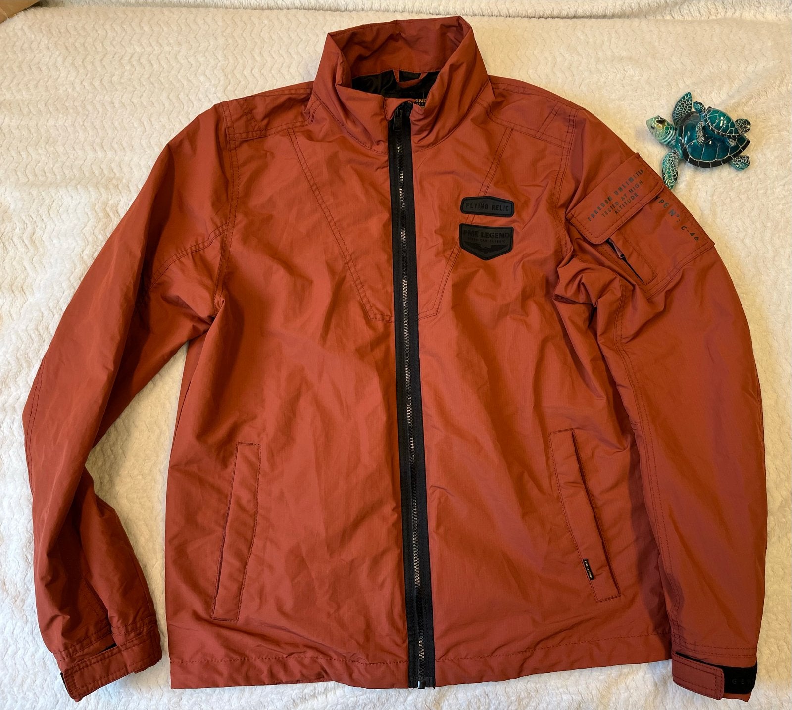 NEW PME Legend Orange Windbreaker Jacket  Size: XL, Ophalen of Verzenden, Gedragen, Maat 56/58 (XL), Oranje