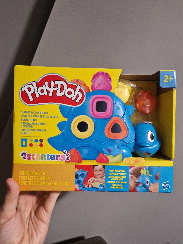 NIEUW! Play-Doh Starters Dinosaurus Vormen & Kleuren Set, Ophalen of Verzenden, Nieuw, Knutselen