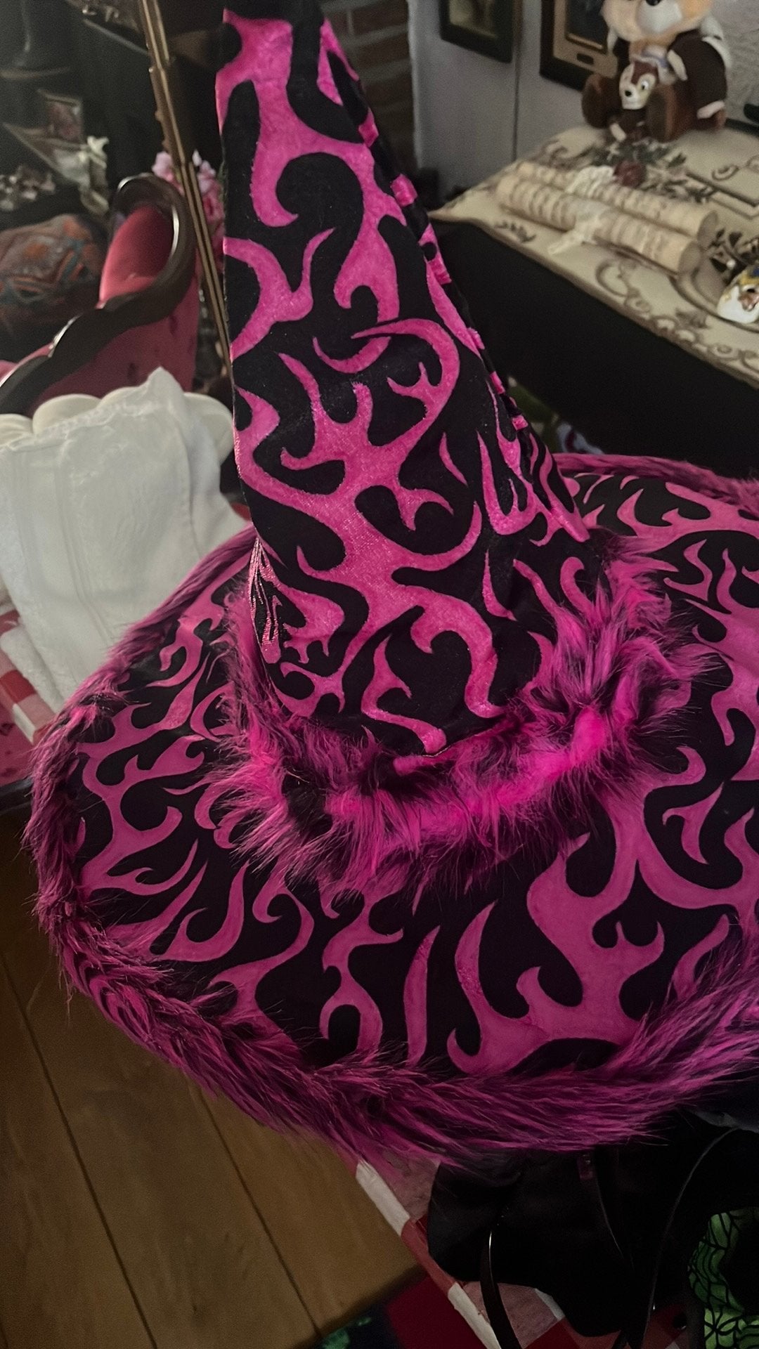 Halloween hoed, Kleding | Dames, Ophalen of Verzenden, Zo goed als nieuw, Halloween