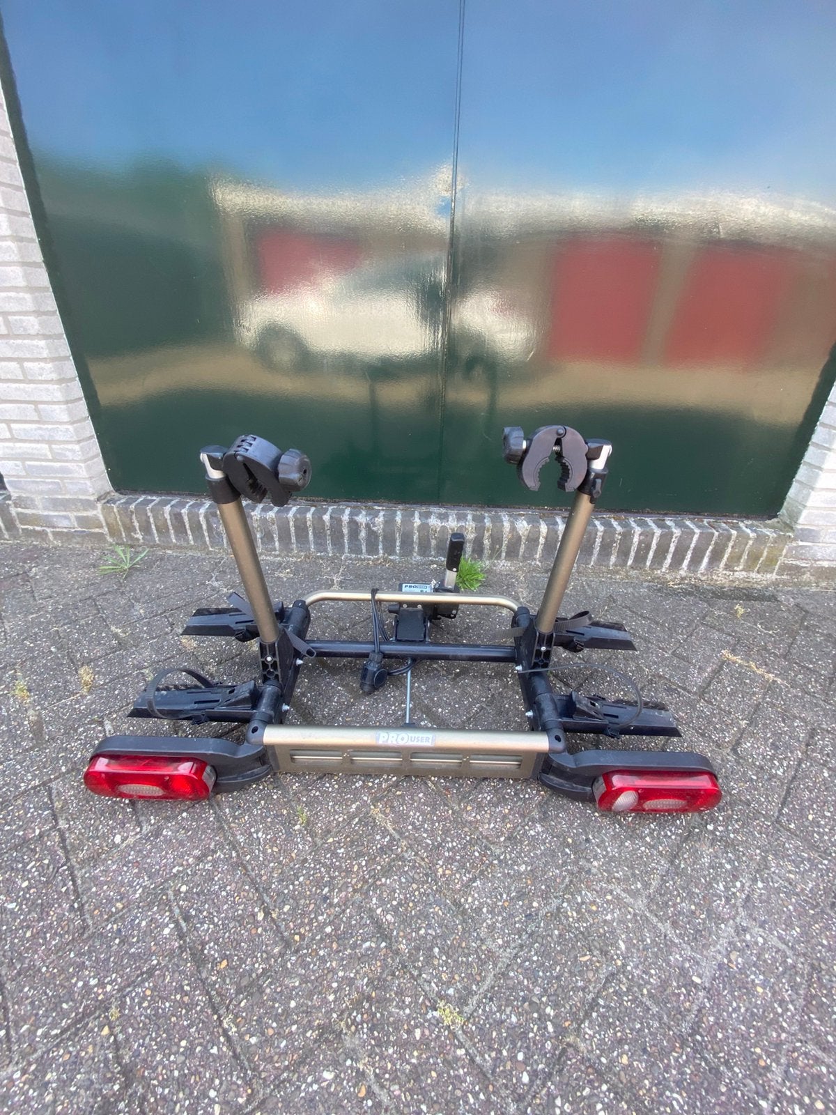 Pro user compact fietsendrager inklapbaar en klein, Ophalen of Verzenden, Gebruikt, Trekhaakdrager