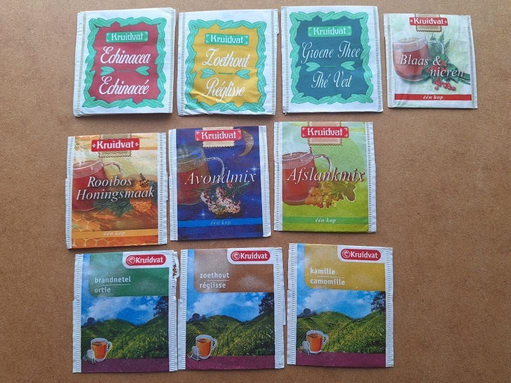 Theezakjes, Kruitvat, Ophalen of Verzenden, Theezakje(s)