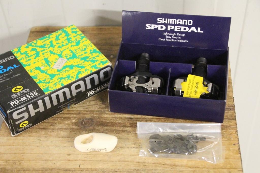 * NOS * Shimano SPD PD-M535 mtb pedalen / retro atb clipless, Crankstel of Pedalen, Ww, Shimano, Nieuw