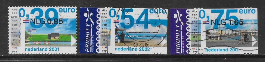 2001, Eurozegels, serie [1991-93] (K0610), Postzegels en Munten, Postzegels | Nederland, Ophalen of Verzenden