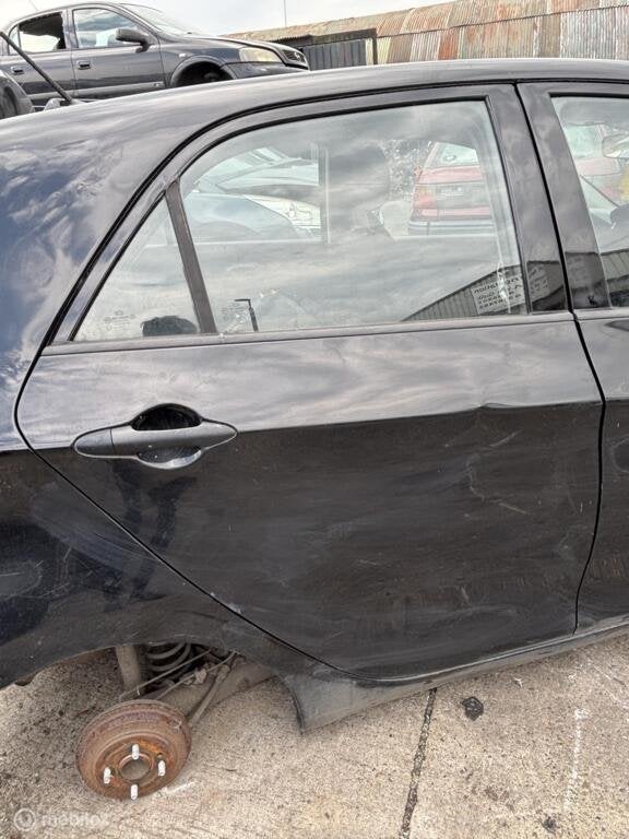 Achterdeur rechts rechtsachter zwart Kia Picanto II '11-'17