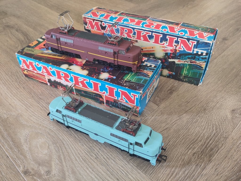 Märklin 3051 NS 1206 en 1219 DIGITAAL MFX, Hobby en Vrije tijd, Modeltreinen | H0, Ophalen, Wisselstroom, Locomotief, NS