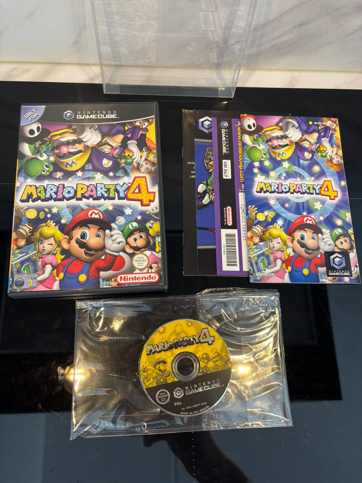 Nintendo Gamecube Mario Party 4, 3 spelers of meer, Ophalen of Verzenden, Zo goed als nieuw, Vanaf 3 jaar
