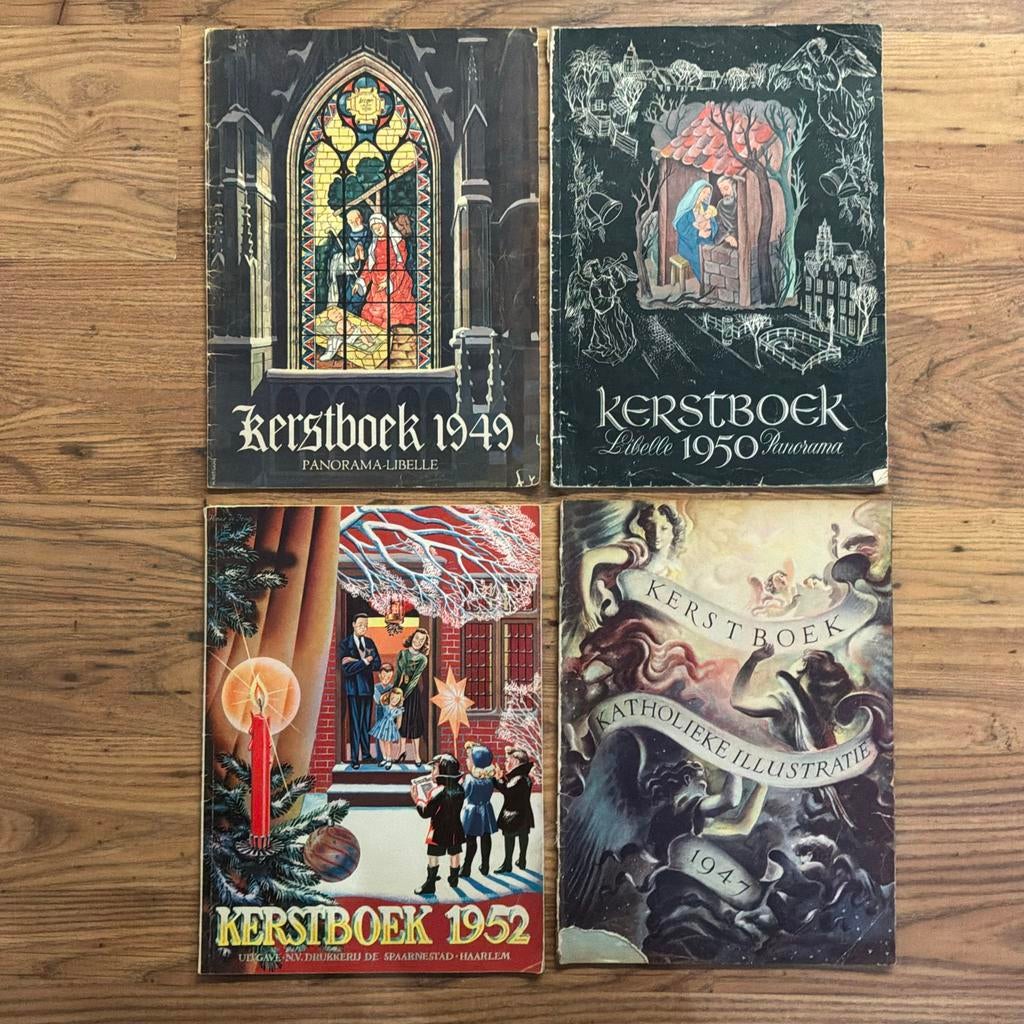 4x Vintage Kerstboek: Libelle, Panorama, Katholieke Illustra, Ophalen of Verzenden, Gelezen