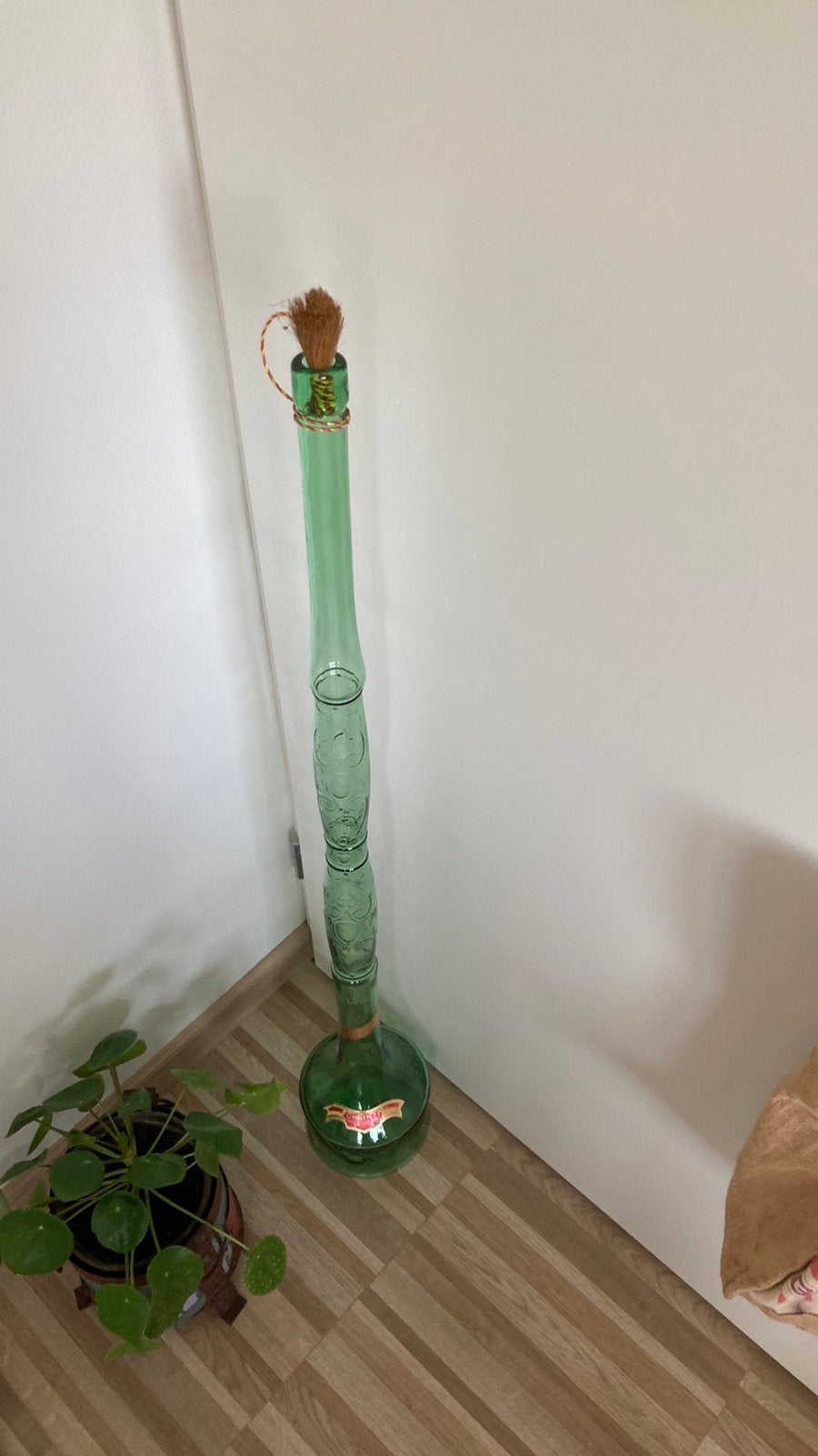 Vintage chianti fles Italy, Ophalen, Gebruikt