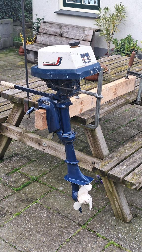 Evinrude 4pk opknapper, Ophalen of Verzenden, Zo goed als nieuw, Motor en Techniek
