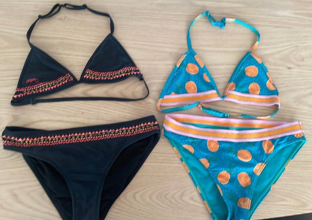 2 bikini’s maat 164 voor 3,-, Ophalen of Verzenden, Nieuw, Meisje, Bikiniset