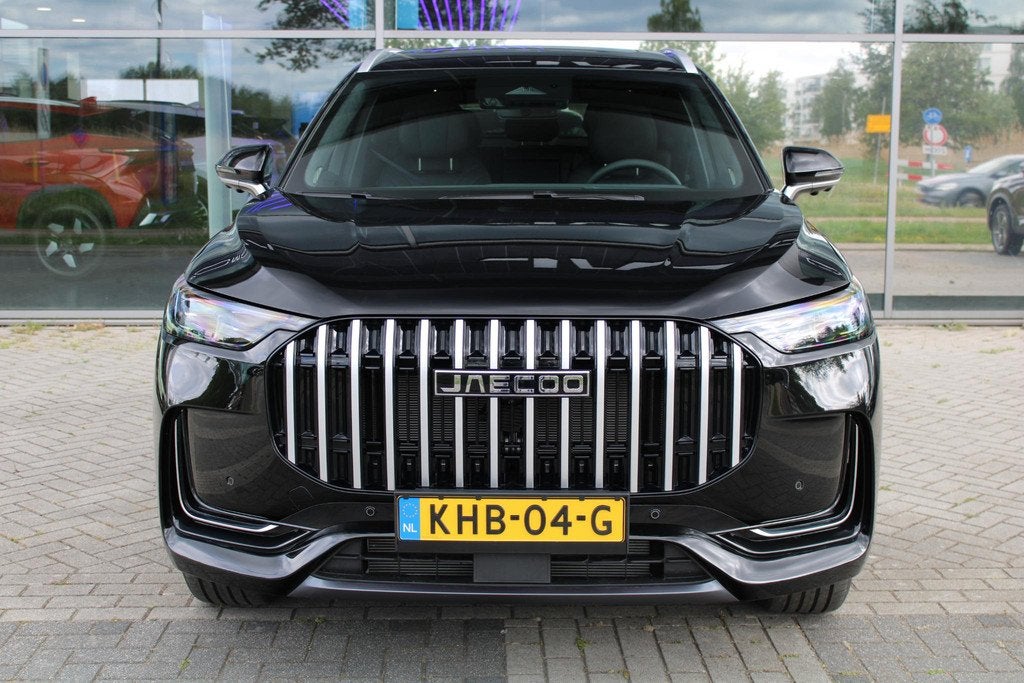 JAECOO 8 SHS-P Exclusive 7 persoons DEMO Carbon Black Metall, Auto's, Overige Auto's, Automaat, 4 cilinders, 428 pk, Automatische klimaatregeling