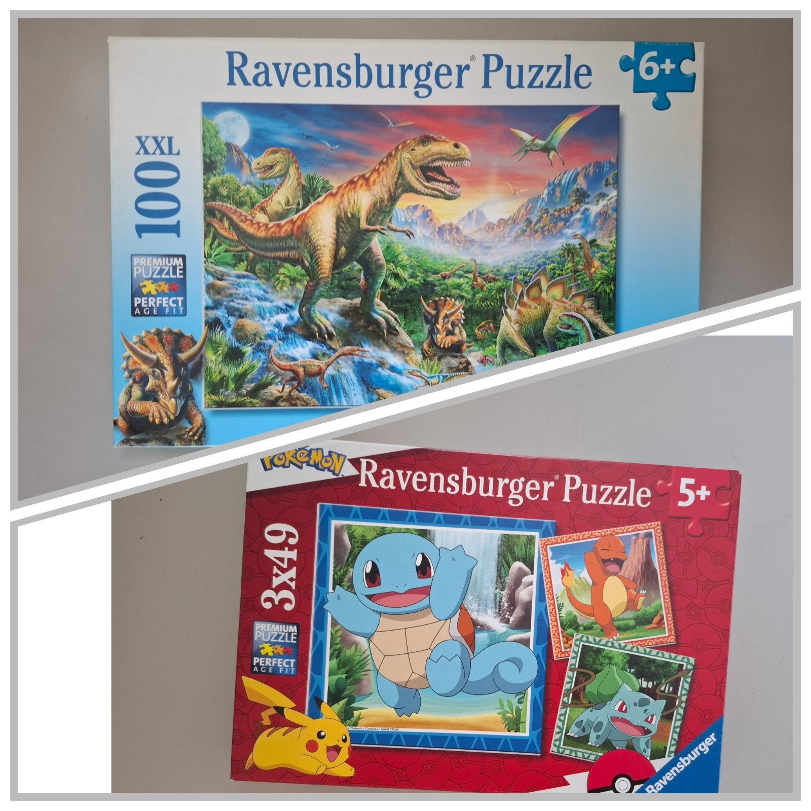 pokemon en dino puzzel 49 tot 100 stukjes ravensburger, Ophalen of Verzenden, Meer dan 50 stukjes, Zo goed als nieuw, 6 jaar of ouder