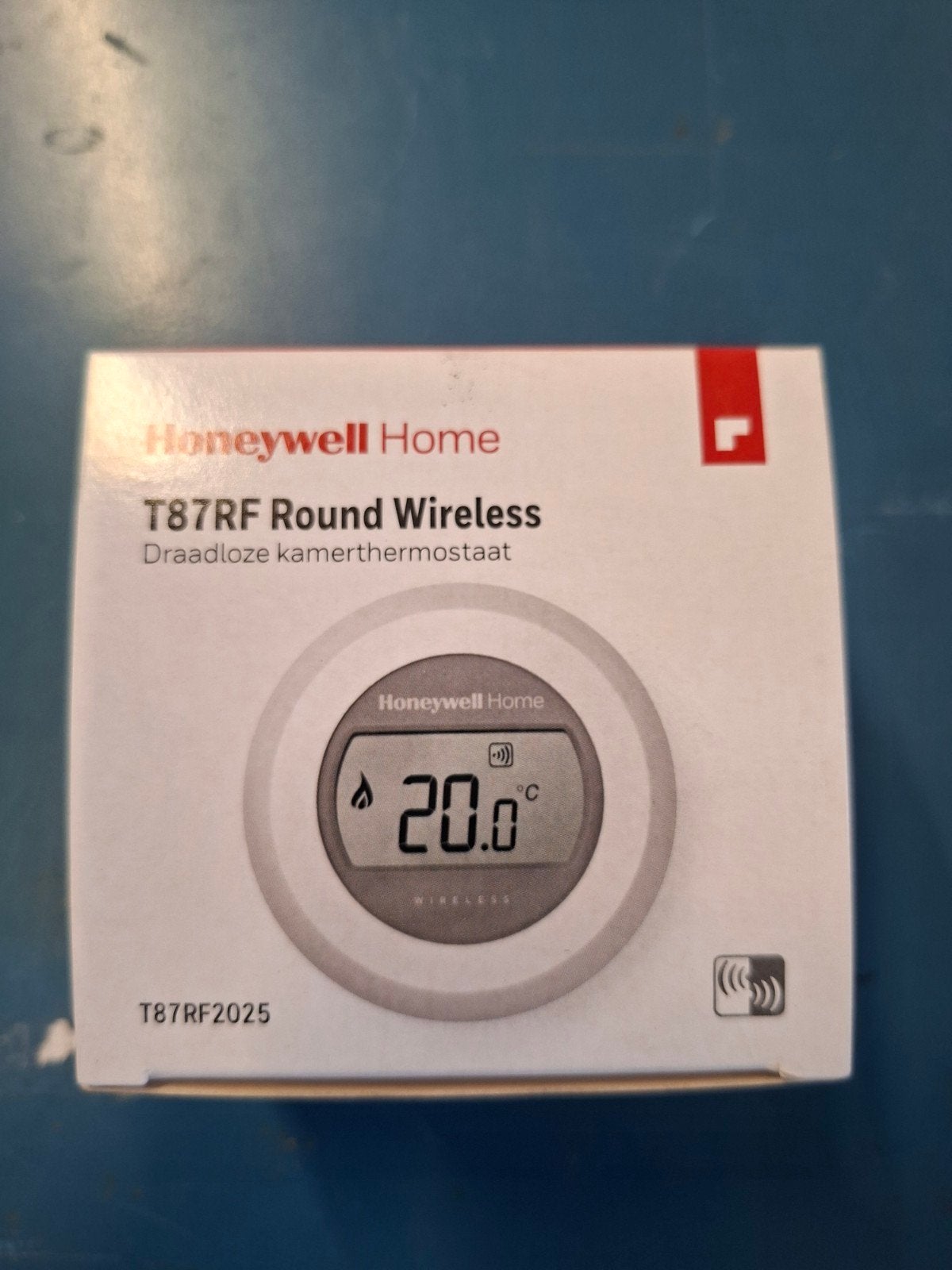 Honeywell Home Round draadloze kamerthermostaat T87RF2025, Ophalen of Verzenden, Nieuw